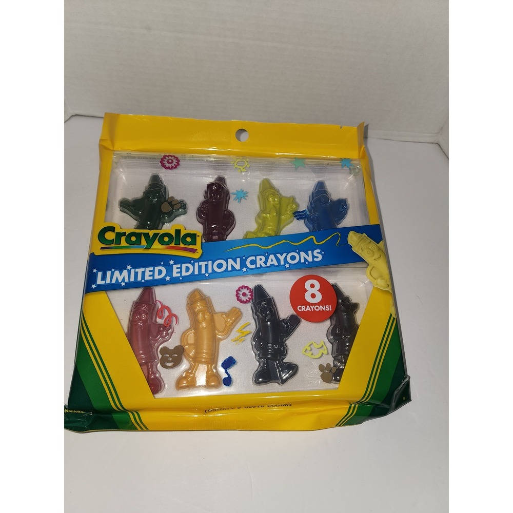 Crayola Limited Edition 8 Retired Colors Shaped Crayons